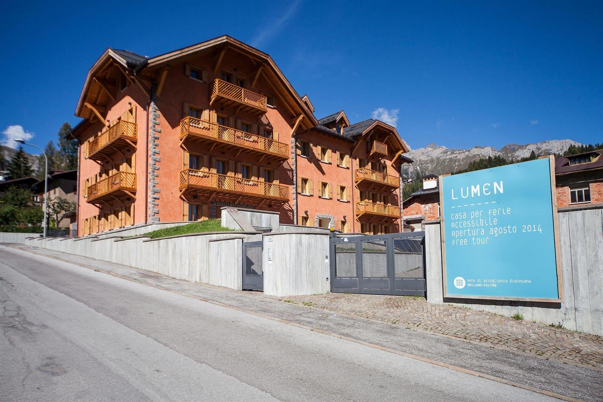 Lumen Hotell Falcade Eksteriør bilde